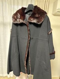 明日まで販売❣️フェンディ　カシミヤコート　襟元毛皮 明日まで販売❣️フェンディカシミヤコート襟元毛皮