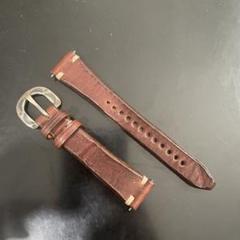 Dutch Leather Company ウォッチベルト18ミリ ブラウン新品