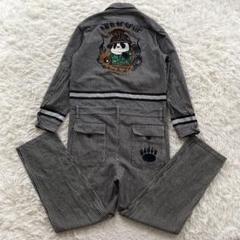激レア　PANDIESTA 刺繍　オーバーオール　つなぎ　長袖　大きいサイズ