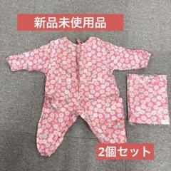 新品未使用品　ベビー　キッズ　プレイウェア　ツナギ　サイズ90 ピンク　女の子