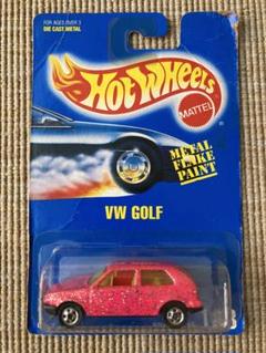 Hot Wheels VW GOLF メタリックピンク