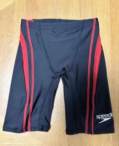 speedo スクール水着 黒/赤 サイズ150