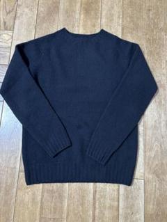 MORRIS & SONS カシミヤ ニットプルオーバー セーター 黒 MORRIS & SONS | カシミヤ ニットプルオーバー MEN（ニット