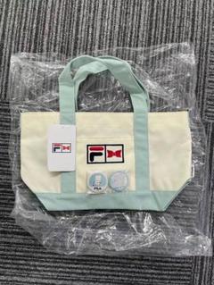 FILA × 名探偵コナン トートバッグ 怪盗キッド 缶バッジ付き パスケース FILA × 名探偵コナン トートバッグ 怪盗キッド 缶バッジ付き