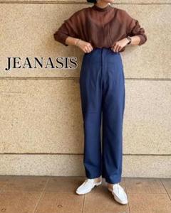 JEANASIS　美品　ハイウエストストレッチスラックスパンツ　脚長効果抜群！