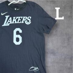 ナイキ NBA ロサンゼルス レイカーズ レブロン ジェームズ Tシャツ 《L》