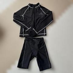 adidas ラッシュガード 130サイズ 黒 男の子 Lotto 水着