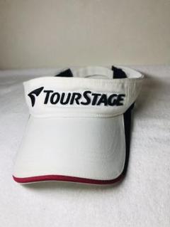 TourStage バイザー ホワイト/ブラック/レッド