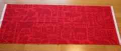 マリメッコ　カンテレーンクッツ　生地　146x55cm　赤