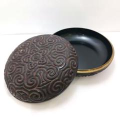 Y2552 中国 堆刻 具利 蓋物 菓子器 喰籠 直径20㎝　QQQ Y2552 中国 堆刻 具利 蓋物 菓子器 喰籠 直径20㎝ QQQ - メルカリ