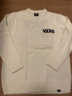 VANS メンズLサイズ 白 国旗 セーター