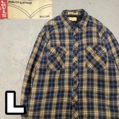 ◎H147 levi's 中綿シャツ チェックシャツ