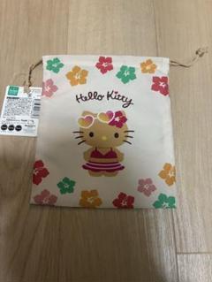 ハローキティ 日焼けキティ 巾着 未使用品