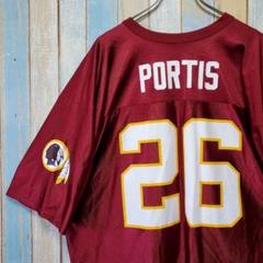 521☆NFL☆アメフトゲームシャツ☆ワシントンコマンダース☆チームロゴプリント