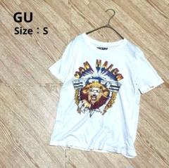 【ジーユー】GU×VAN HALEN コラボ　Tシャツ　プリント　ホワイト