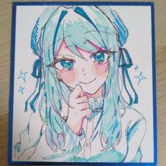 イラスト 手書き オリジナル 色紙