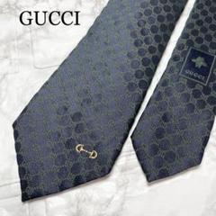 現行タグ　近年モデル　GUCCI グッチ　ネクタイ　GG ビー　ハチ