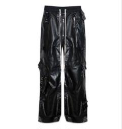 cozy worldwide GHIDØRAH CHAØS レザーカーゴパンツ GHIDØRAH CHAØS LEATHER CARGO PANTS – COZY WORLDWIDE