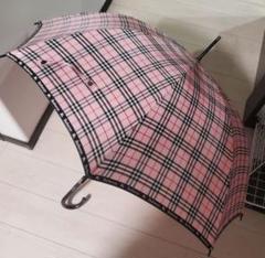 レア★Burberry ピンクチェック 長傘