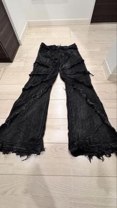 cyvist FLARE WEBBED DENIM BLACK 34 フレア FLARE WEBDENIM BLACK – CYVIST