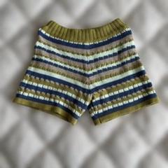 &pal openwork knitting short pants