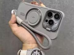 iPhone 14 Pro専用グレーケース シリコーン耐衝 撃保護ケース