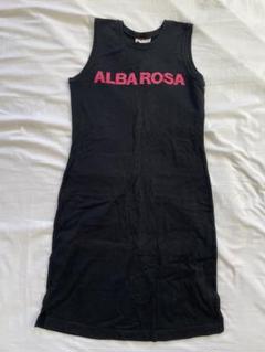 アルバローザ ALBAROSA 升目ワンピース モノトーン y2k ギャル ALBAROSA