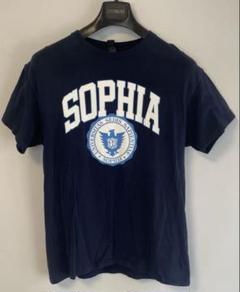 ソフィア 大学 プリント Tシャツ ネイビーのサムネイル