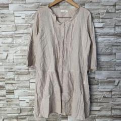 URBAN RESEARCH シャツワンピース ミニワンピース ひざ丈 コットン