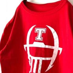 フットボール キャンプ COUGAR Tシャツ レッド 赤 古着