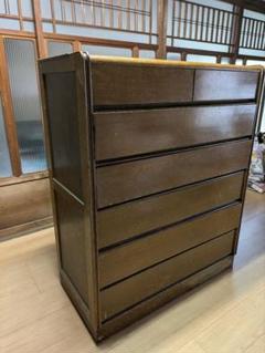 昭和レトロ　小引出し5杯　時代箪笥　美品 明治時代の和風箪笥｜桐と杉｜職人により修復済