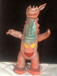 マルサン グリーンラメ 赤目 ゴジラ 約23cm ソフビ フィギュア マルサン グリーンラメ 赤目 ゴジラ 約23cm ソフビ フィギュア