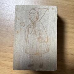 木製スタンプ3種　赤ずきんと狼