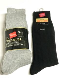 Hanes ヘインズ　メンズソックス　まとめて4足　新品　★9074E