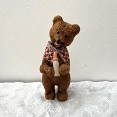 ヴィンテージ ゼンマイクマさん 箱付き¥41000→¥33000 vintage bear ゼンマイ仕掛けミルク飲み クマさん くま