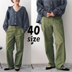 Spick and span ルーズベイカーパンツ　ベージュ40 追加2》ルーズベイカーパンツ（カーゴパンツ）｜Spick and Span