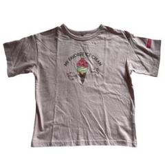 美品　ピンク アイスクリームTシャツ 130