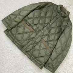 《美品》 TAKEO KIKUCHI キルティングジャケット カーキ L ダウン