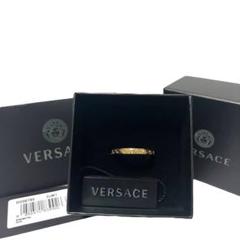 極美品⭐️VERSACE グレカ　 エングレイブド グリークキー リング