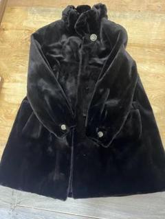 極美品✨ロングコート リアルレザー 本革 フォックスファー ベルト パープル 紫 極美品✨ロングコート リアルレザー 本革 フォックスファー