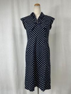 F611 used Rene boutique TISSUE 水玉 ワンピース