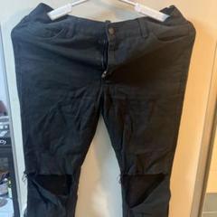 ダンケシェーン スキニーパンツ ダメージ加工