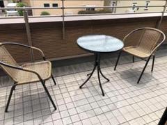 ガラス テーブル 机 リラックス空間を美しく演出 屋外