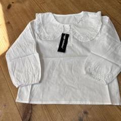 ホワイト コットン シャツ 100