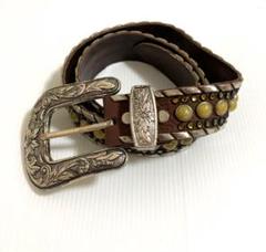 ✨激レア✨ kippys キッピーズ ベルト ストーン装飾 スワロフスキー調 Kippys Western Belt Size 42 Black Jet Swarovski Crystal