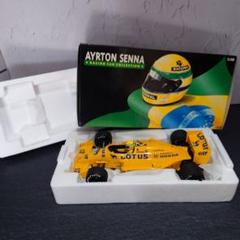 102 MINICHAMPS Lotus HONDA 1987 99T ミニカー Ayrton Senna Lotus Honda 99T n° 12 Winner GP Monaco 1987 F1