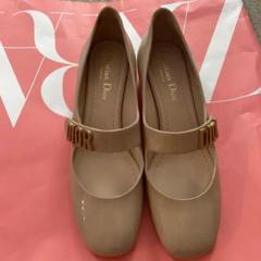 diorのピンクベージュshoes