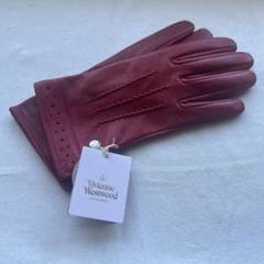 Vivienne Westwood 本革手袋 レッド 21cm