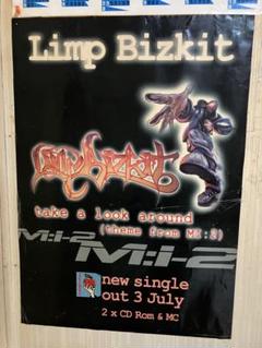 limp bizkit リンプ・ビズキット  ● 販促宣伝非売品ポスター Limp Bizkit (リンプ・ビズキット)、2023年11月 来日決定 | RIFF