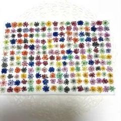 押し花素材☆訳ありレースフラワー染め(ミニ、ミニミニ)☆*:.。.♡